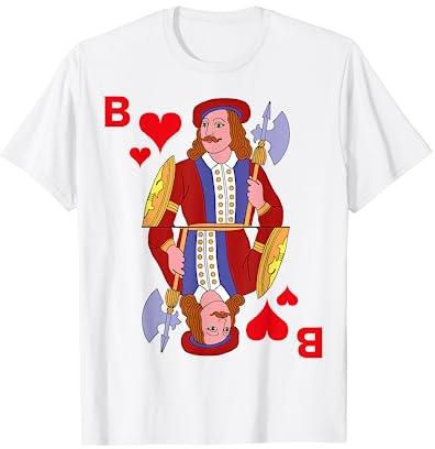 Spielkarte Bube Herz Karte Kostüm Fasching Gruppen T-Shirt