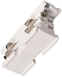 Zubehör für 3-Phasen-Schienensystem D LINE - elektrischer Verbinder, 220-240V AC/50-60Hz, Weiß