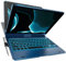 YEKBEE Étui pour iPad 7ème génération avec clavier, Air 3, Pro 10,5 - Rétroéclairage 10 couleurs, 7 modes, rotation à 360°, étui de protection fin, porte-stylet Apple (bleu acifique)