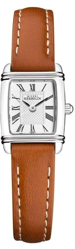 Michel Herbelin 17438-08GO Damen Mini Art Deco Braun Armband Armbanduhr