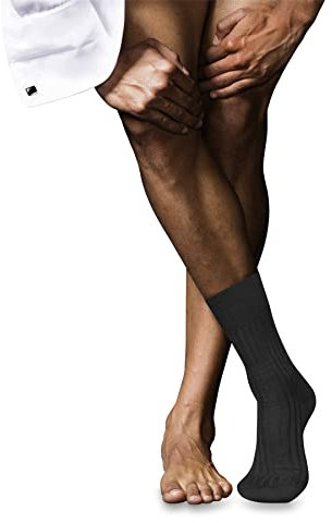 FALKE No. 13 Finest Piuma Cotton Socken anthracite mel. (3095), 43-44