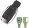 AULESSE 3 Tasti Mercedes 433 MHz Guscio Chiave Telecomando, Telecomandi per Auto con chip BGA Lama NEC per Mercedes Ben-z A B C E S Classe G CLK SLK Classe ML W204 W211 Ricambio Chiave