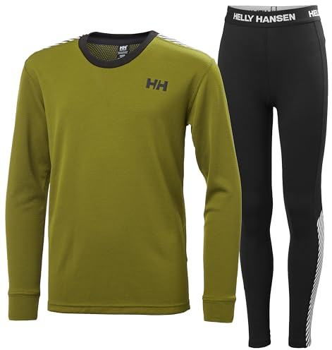 Junior Unisex Helly Hansen Jr HH Lifa Active Set, Grün, 12