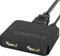 J&D HDMI Splitter 1 in 2 Out, 4K HDMI Splitter mit HDMI Kabel und USB-Micro Kabel für TV PS4 Xbox HDMI Eingangssplitter für Full HD 1080P und 3D Video, für Zwei Monitore Duplizieren/Spiegeln Nur