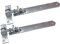 2 x SOTOOLS Gartentorband M16 verstellbar 340-370 mm Stahl verzinkt Gartentorscharnier Torscharnier