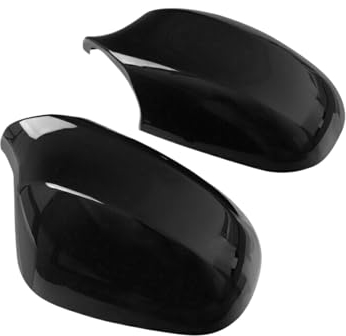 Auto Spiegelkappen Für B&MW E90 E91 E92 E93 2010 2011 Auto Rückspiegel Abdeckkappe (Farbe : Schwarz)
