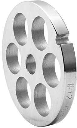 Meat Grinder Parts Meat Grinder Crusher Mincer Plate Disc Grinder Meat Grinder Accessory 6/8/10/12/18mm Meat Grinder Plate Disc 10mm 6mm Meat Grinder Replacement Mincer Plate