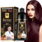 Schwarze Haare färben, Haare färben Shampoo für Männer und Frauen, Haarfarbe Shampoo für graue Haare Abdeckung, Shampoo Para Canas, Haare färben Shampoo 3 in 1, 16.9 Fl Oz (Dark Wine Red)