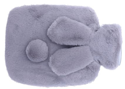 Didiseaon 1Pc Portable Bouillotte Micro-Ondes Chauffe-Mains Sac D'Injection D'Eau Chaleur Sac D'Eau Sac De Bouteille Chaude Lapin Bouillotte Mini Eau Chaude Peluche Couverture Enfant Noël