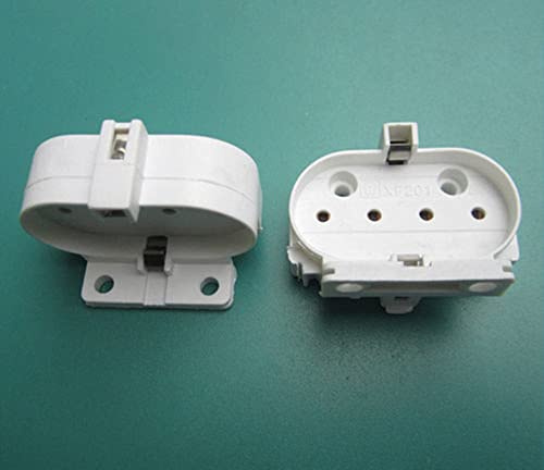 Gerrit 2 x LED-Kunststoff-Lampenfassung, LED-Lampenfassung, Sockel 2G11, vierpolige Lampenfassung