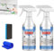 Air Conditioner Cleaner, No Washing Air Conditioner Foaming Coil Cleaner Spray, Stain Remover Deodorizing Cleaning Foam Agent (2Pcs)