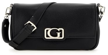 GUESS Circe Flap Shoulder Bag Black