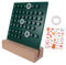 TEHAUX 1 Satz Ewiger Kalender Für Den Schreibtisch Kalender Mit Datumsanzeige Countdown-kalender Standkalender Tischkalender 2024 Planer 2024 Dekorationskalender Green Acryl