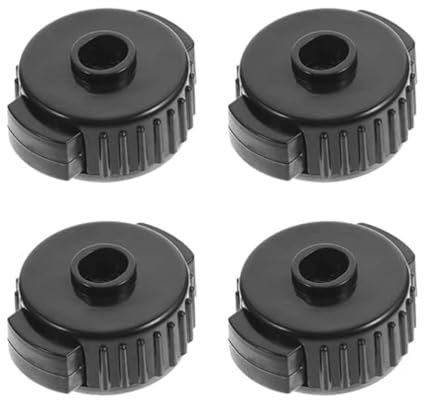 UYVPAER 4 Stück Beckenmuttern, 8Mm Cymbal Mate Mutter, Kunststoff Trommel Becken, Professionelles Becken Schnellverschlusskappe, Universal Trommelzubehör, Befestigungsschnalle Für Percussion D