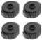 UYVPAER 4 Stück Beckenmuttern, 8Mm Cymbal Mate Mutter, Kunststoff Trommel Becken, Professionelles Becken Schnellverschlusskappe, Universal Trommelzubehör, Befestigungsschnalle Für Percussion D