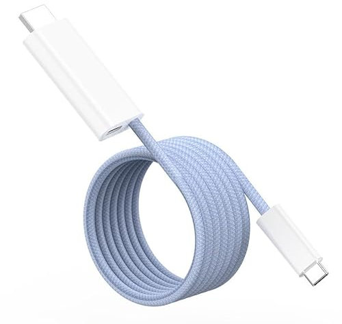 Wowfast Switch TV Adapter USB C a HDMI Cable 100W PD Carga Rápida 4K @60Hz Compatible con iPhone 16 15 Pro Mac Mini iPad Pro Air Galaxy S25 S24, Switch, Steam Deck(2M)