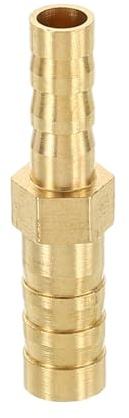 sourcing map 1 raccord cannelé en laiton de 8 mm à 6 mm pour impression 3D, compresseur d'air, machine CNC, matrices