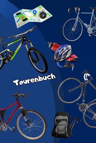 Fahrradtouren Buch Reisetagebuch Fahrrad Ausflug Notizbuch Radtouren Logbuch Mountainbike Radfahrer Radsportler Fahrradfahrer E-Bike Tagebuch ... Trekkingrad Geschenkbuch Rennrad A23A
