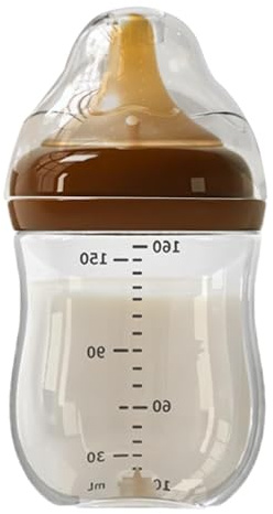 Babyflaschen - Muttermilch | Anti Kolik Milchflasche 160ml Weichsilikon Sauger Natural Latch System Belüftetes Design Bpa Freies Material Erstausstattung Set Pink