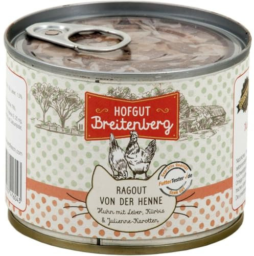 Hofgut Breitenberg HB Cat Hu+Leber, Kür+Karo. 180gD