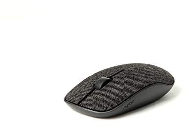 Rapoo M200 Plus kabellose Maus wireless Mouse 1300 DPI Sensor 12 Monate Batterielaufzeit leise Tasten ergonomisch für Links- und Rechtshänder PC & Mac - schwarz