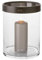 Fink Ribbon Windlicht,m.Glas,ant.Bronze Höhe 30,2, Ø 23 146206