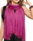 Women Scarf Lightweight Large Long Gauze Summer Shawl Linen Beach Wrap Plain 75”×43”,Fuchsia