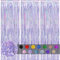 3pcs Tinsel Curtain Pastel Light Purple Glitter Foil Door Curtain Party Backdrop,3.2x6.5ft Foil Fringe Curtain Shimmer Curtains Backdrop Decoration for Girls Birthday Unicorn Mermaid Princess Party