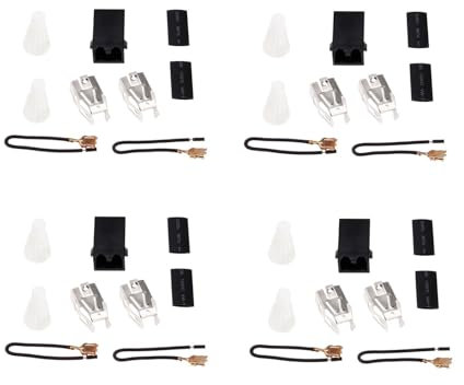LIUCH 4 Sets Elektroherd-Range-Brenner-Anschluss-Set 330031 Herd-Anschluss