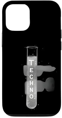 Coque pour iPhone 15 Techno T-shirt Techno Rave à capuche pour téléphone portable