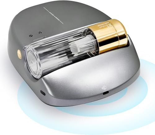 Aspiradora inalámbrica recargable X1 para cama, limpieza profunda con 1 clic, aspiradora de colchón de 14 AW, fuerte succión de 270 nm, lámpara ultravioleta profunda, especialmente diseñada para