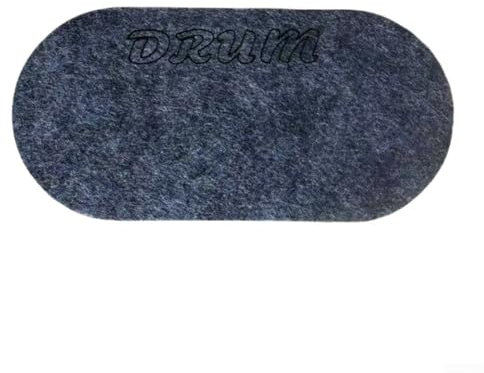 Bass Drum Patch, Drum Kick Pad Aufkleber, Schützen Sie Ihre Trommelhaut, Verstärkung für Einzel- und Doppelpedal, kompakt und leicht