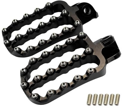 Pédale de Moto Repose-Pieds CNC Repose-Pieds Repose-Pieds Pédales compatibles avec KTM EXC SX XCF SXF XC XCW XCFW 65 85 125 150 200 250 300 350 450 Adventure 990(Black)