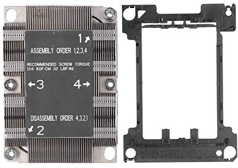 SNK - P0067PS LGA 3647-0 CPU Heat Sink, 1U X11 for Purley Platform CPU Cooler, Passive Cooling Computer Accessories with High - Quality Metal Material for Intel Xeon Scalable Pro