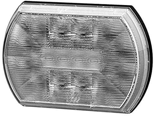 HELLA 2ZR 013 344-101 LED-Rückfahrscheinwerfer - Shapeline Tech - 24/12V - geschraubt - für waagerechte Befestigung - Stecker: AMP - 3-polig