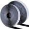 Faburo Bande Agrippantes Adhésives 2PCS [8M mâle 8M femelle] Rubans Adhésifs Bande Ruban Scratch Hook Loop Autoadhésif pour cadres photos Installation, 20mm x 8M,Noir