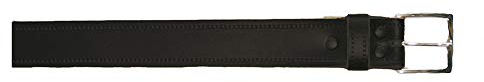 Herrengürtel aus Rindleder 2mm_70_ - schwarz - 110