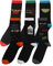 Pack of 6 Mens BEST DAD Designer Cotton Rich Socks Shoe Size 6-11