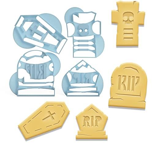 Sankt Martin Keksausstecher Set (Halloween Grabsteine)