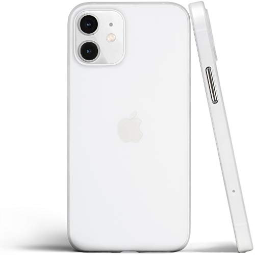 totallee Dünne Schutzhülle für iPhone 12 Mini (2020), ultradünn, minimalistisch, mattiert, transparent