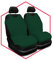 Saferide 2er Set Autositzbezüge PKW universal | Auto Sitzbezüge Polyester Grün für Airbag geeignet | für Vordersitze | 1+1 Autositze vorne