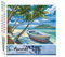 Figured'Art Malen Nach Zahlen Erwachsene Boot unter den Palmen - Paint by Numbers Basteln DIY Bastelset 40x50cm ohne Holzrahmen