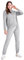 CityComfort Trainingsanzug Damen Velour Jogginganzug Set Bequem Lounge Set Damen Teenagers mit Hoodie mit Reißverschluss und Jogginghose (M, Grau)