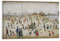 Lytham Pier – von Laurence Stephen Lowry Malerei Kunstposter Poster Malerei Leinwand Wandkunst Wohnzimmer Poster Gemälde 30 x 45 cm