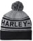HARLEY-DAVIDSON Combustion Pom Beanie Medium Grey Heather Bommelmütze