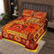 African American Tribal Tagesdecke Set S Größe,Vintage Afrika Exotische Muster Tröster Set Frauen Kinder Teens Mädchen Zimmer Dekor,ägyptische Stil Bettwäsche Set Braun Gold Rot Quilt Set
