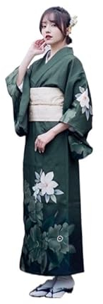 NELLN Traditionelle Kimonos for Damen, japonais Haori, langer Bademantel, Vintage-Bühnenfotografie, Cosplay-Kostüme, elegantes Abend-Partykleid