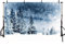 AIBIIN 2,1 x 1,5 m Winterlandschaft Wald Fotografie Hintergrund Schnee Kiefer Baum Weihnachten Hintergrund Urlaub Party Dekor Tapete Foto Zubehör, g1075