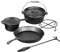 EL FUEGO Dutch Oven 5 tlg. Set AY4661 Pfanne Schmortopf Saucentopf