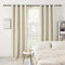 WOLTU Samtvorhang Gardinen mit Ösen Vorhang Blickdicht Verdunklungsvorhänge Samt Thermovorhang Kälteschutz, Velvet Samt Curtains für Deko Schlafzimmer Wohnzimmer, 135x260 cm Beige (1 Stück)